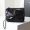 Saint Laurent Baby Niki Bag In Crinkled Vintage Leather Black/Silver