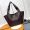 Saint Laurent LE 5 A 7 Bea Tote In Grained Leather Burgundy/Gold