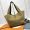 Saint Laurent LE 5 A 7 Bea Tote In Suede Green/Gold