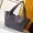 Saint Laurent LE 5 A 7 Bea Tote In Suede Grey/Gold