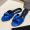 Saint Laurent Bianca Slides Women Smooth Leather Blue