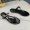 Saint Laurent Cassandra Flat Slides with T-Strap Women Patent Leather Black/Gold