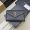 Saint Laurent Classic Cassandre Chain Wallet In Quilted Lambskin Dark Grey/Gold