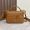 Saint Laurent Gaby Vanity Bag In Diamond-Quilted Lambskin Brown/Gold