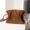 Saint Laurent Jamie Shoulder Pouch In Suede Brown/Gold