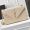 Saint Laurent Large Envelope Flap Bag In Quilted Grain De Poudre Embossed Leather Apricot/Gold