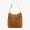 Saint Laurent Large Le 5 A 7 Supple Bag In Suede Brown/Gold
