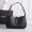 Saint Laurent Le 5 A 7 Hobo Bag In Crocodile-Embossed Leather Black/Gold