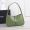 Saint Laurent Le 5 A 7 Hobo Bag In Smooth Leather Green/Gold