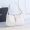 Saint Laurent Le 5 A 7 Hobo Bag In Smooth Leather White/Gold