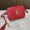 Saint Laurent Lou Camera Bag In Quilted Leather Red/Gold