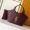 Saint Laurent Medium Icare Shopping Bag In Carre-Quilted Lambskin Burgundy/Gold