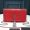 Saint Laurent Medium Kate Tassel Bag In Crocodile Embossed Shiny Leather Red/Silver