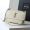 Saint Laurent Medium Niki Bag In Grained Lambskin White/Gold