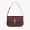 Saint Laurent Small Solferino Bag In Box Leather Burgundy/Gold