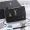 Saint Laurent Medium Sunset Flap Bag In Crocodile Embossed Leather Black/Silver