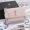 Saint Laurent Medium Sunset Flap Bag In Crocodile Embossed Leather Pink/Silver