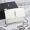 Saint Laurent Medium Sunset Flap Bag In Crocodile Embossed Leather White/Silver