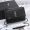Saint Laurent Medium Sunset Flap Bag In Grained Leather Black/Silver