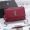 Saint Laurent Medium Sunset Flap Bag In Grained Leather Burgundy/Silver