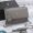 Saint Laurent Medium Sunset Flap Bag In Grained Leather Grey/Silver