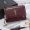 Saint Laurent Medium Sunset Flap Bag In Leather Burgundy/Gold