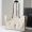 Saint Laurent Niki East/West Shopping Bag In Crinkled Vintage Leather White/Gold
