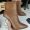 Saint Laurent Opyum Booties Women Smooth Leather With Snake Heel Brown/Gold