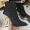 Saint Laurent Opyum Booties Women Suede With Snake Heel Black/Gold