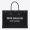 Saint Laurent Rive Gauche Tote In Linen and Leather Black