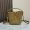 Saint Laurent Small Le 37 Bucket Bag In Suede Olive/Gold
