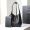 Saint Laurent Small Le 5 A 7 Supple Bag In Leather Black/Gold