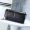 Saint Laurent Sunset Clutch In Box Leather Black/Gold