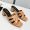 Saint Laurent Tribute Heeled Slides Women Patent Leather Apricot