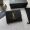 Saint Laurent Uptown Compact Wallet In Grain De Poudre Leather Black/Gold