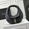 Saint Laurent Baby Icare Hobo Bag In Quilted Nappa Lambskin Black/Gold