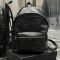 Saint Laurent City Backpack In Crocodile-Embossed Leather Black