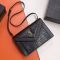 Saint Laurent Gaby Satchel In Crocodile Embossed Leather Black