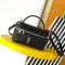 Saint Laurent Gaby Vanity Bag In Diamond-Quilted Patent Leather Black/Gold