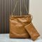 Saint Laurent Jamie Pochon In Lambskin Brown/Gold