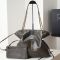 Saint Laurent Jamie Shopping Bag In Lambskin Olive/Gold