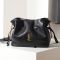 Saint Laurent Jamie Shoulder Pouch In Lambskin Black/Gold