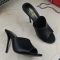 Saint Laurent La 16 Heeled Mules Women Smooth Leather Black