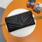 Saint Laurent Large Cassandre Flap Wallet In Matelasse Grain De Poudre Leather Black