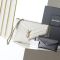 Saint Laurent Large Loulou Chain Bag In Matelasse Lambskin White/Gold