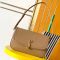 Saint Laurent Large Solferino Bag In Box Leather Brown/Gold