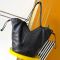 Saint Laurent Large Y Hobo Bag In Calfskin Black