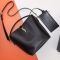 Saint Laurent Le 37 Bucket Bag In Shiny Leather Black/Gold