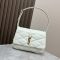 Saint Laurent LE 57 Hobo Bag In Quilted Lambskin White/Gold