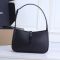 Saint Laurent Le 5 A 7 Hobo Bag In Smooth Leather Black